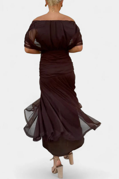 Inés | Vestido Wrap de Gabardina
