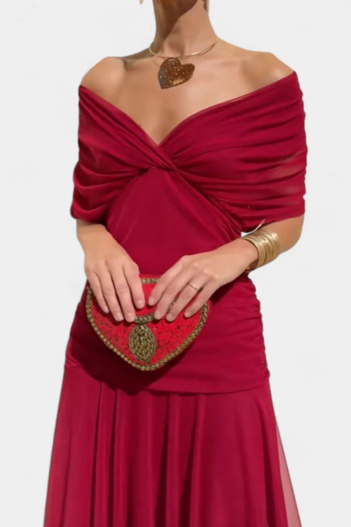 Inés | Vestido Wrap de Gabardina