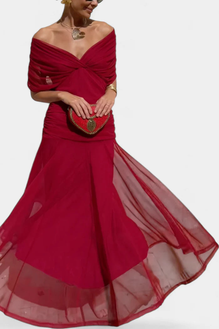 Inés | Vestido Wrap de Gabardina