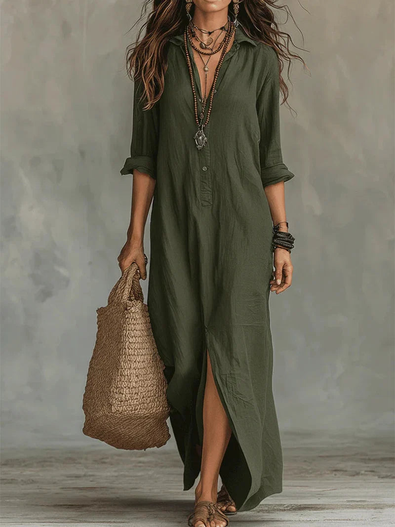Seraphine | Vestido en Seda Negra