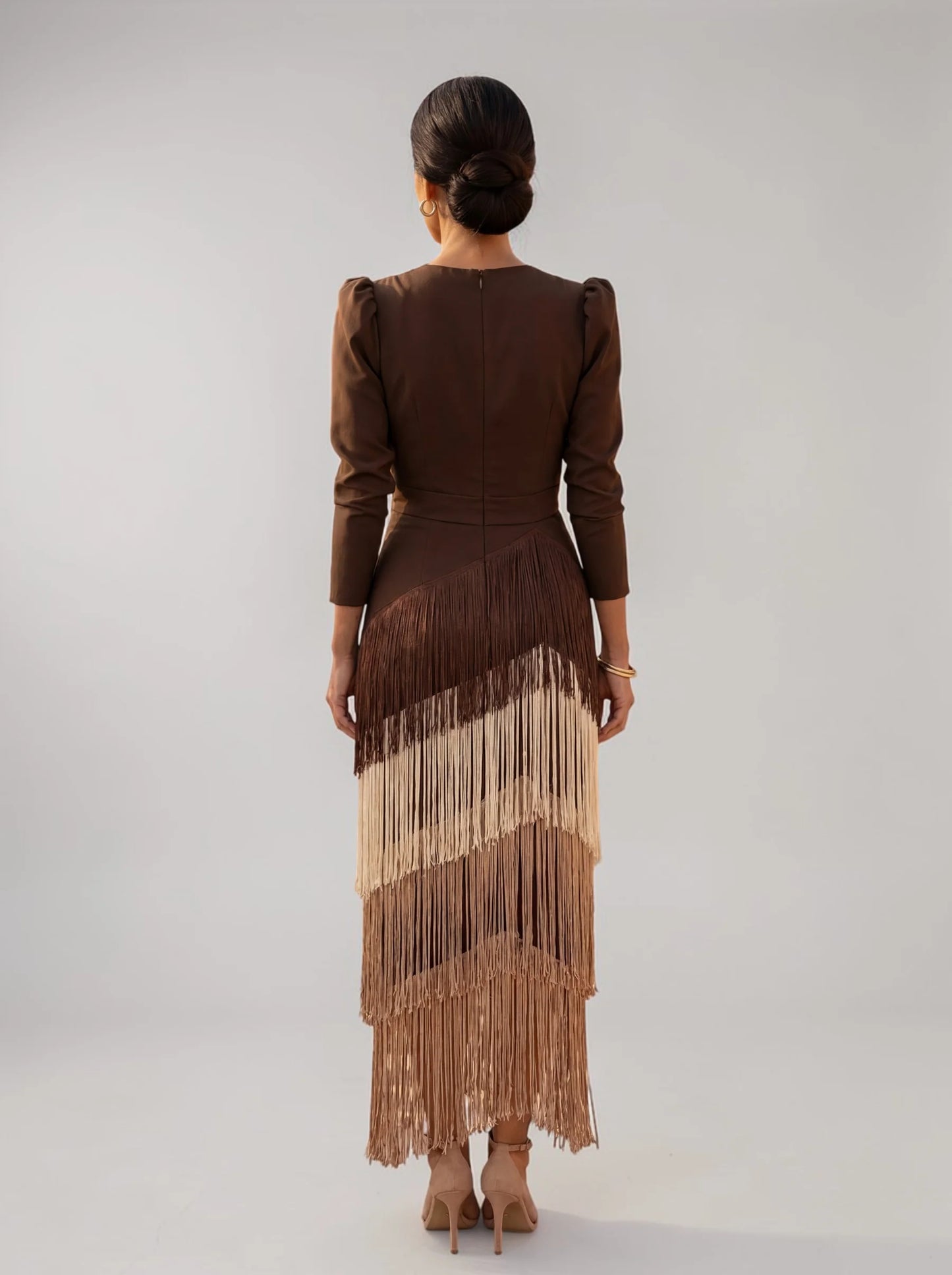 Sofia | Abito con Frange Elegante